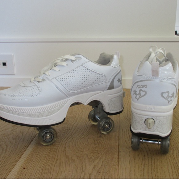 Quad roller skate convertible shoes, size 43 EUR, US 10, UK 9 - Picture 2 of 3